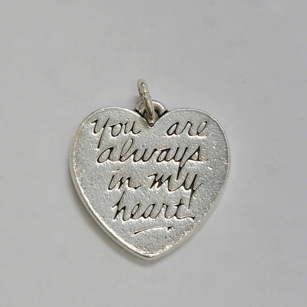 James avery silver "You Are Always in My Heart" Charm